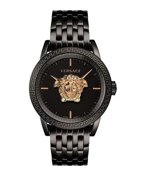 montre versace noir|Black Versace Watches .